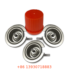 OEM আউটডোর বারবিকিউ মেটাল গ্যাস কার্টিজ ভালভ এন্টি লিকিং লাইটওয়েট