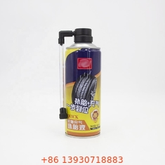 আঠালো স্প্রে দ্বারা টায়ার রিক্যাপিংয়ের জন্য কাস্টমাইজেশন এরোসল টায়ার ইনফ্লেটার