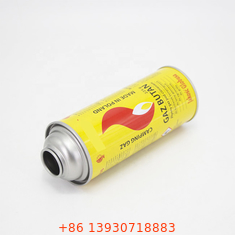 ক্যাম্পিং স্টোভ এবং শিখা টর্চের জন্য 400ml পোর্টেবল বিউটেন গ্যাস কার্টিজ
