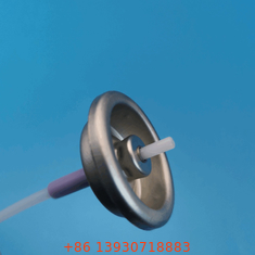 0.1-0.2 Ml/s এর জন্য বোতাম অ্যাকুয়েটর সহ সিলভার মিটারড এয়ারোসোল ভালভ