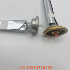 কাস্টমাইজড ক্যাপাসিটি সিলভার সিলিন্ডার এয়ারোসোল ব্যাগ ভ্যালভ উপর ফুটোপ্রমাণ প্লাস্টিকের সঙ্গে