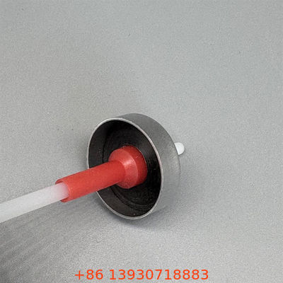 প্লাস্টিকের স্টেম এবং অ্যাকচুয়েটর সহ 20 মিমি পরিমাপকৃত এয়ারোসোল ভালভ