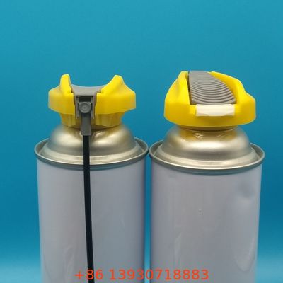 এয়ারসোল ক্যানের জন্য দ্বিমুখী ভাঁজযোগ্য ট্রিগার স্প্রে ক্যাপ: স্ট্রিম এবং স্প্রে বিকল্প