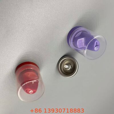 ক্ষয় প্রতিরোধী ৩৬০ ডিগ্রি ডিসপেনসিং সিস্টেমের সাথে চুলের মাউসের জন্য ইনভার্টেড অ্যালুমিনিয়াম এয়ারোসোল স্প্রে ভালভ