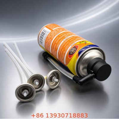অ্যারোসোল টায়ার inflators জন্য টিনপ্লেট নির্মাণ এবং দ্রুত সংযোগ সংযোজক সঙ্গে এক ইঞ্চি টায়ার সিল্যান্ট ভালভ