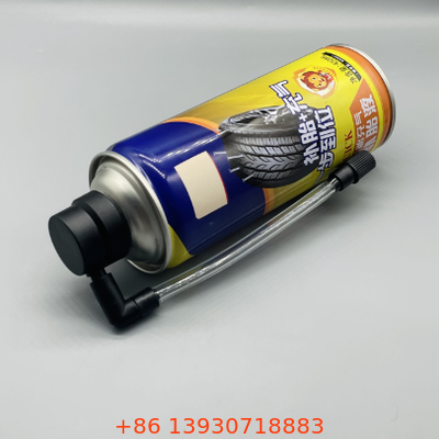 অটোমোটিভ কেয়ারের জন্য টিনপ্লেট নির্মাণ এবং OEM কাস্টমাইজেশনের সাথে এক ইঞ্চি এয়ারোসল টায়ার ইনফ্লেটার ভালভ