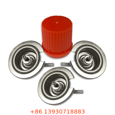 বুনা গ্যাসকেট সহ OEM পোর্টেবল ক্যাম্পিং গ্যাস ভালভ গ্যাস ক্যানিস্টার ভালভ