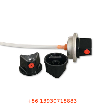 200ml -450ml স্প্রে ক্যানের জন্য অ্যান্টি-রাস্ট টিনপ্লেট অ্যারোসল ক্যান ভালভ এবং অগ্রভাগ