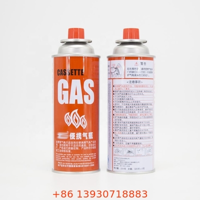 এরোসল রান্নার ক্যানিস্টারের জন্য লাল কভার সহ OEM এক ইঞ্চি বিউটেন ক্যাম্পিং গ্যাস ফার্নেস ভালভ 223g