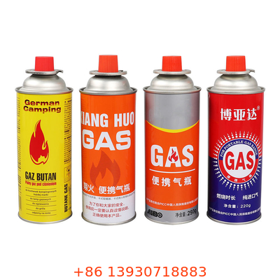 বুটেন প্রোপেন গ্যাসের বোতল 65mm X 158mm