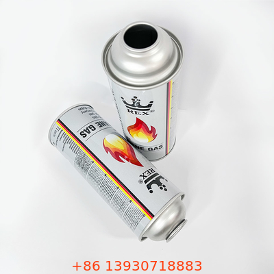 চাপ ত্রাণ ভালভ সহ ধাতু স্ব-বন্ধ বুটেন গ্যাস ট্যাঙ্ক