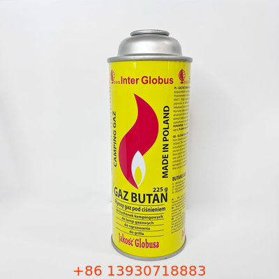 রান্না/বেকিং/বারবিকিউর জন্য 65*158 মিমি বিউটেন গ্যাস হোল্ডার