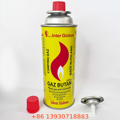 OEM পোর্টেবল ক্যাম্পিং গ্যাস ভালভ বিউটেন বিশেষ স্টেম দিয়ে ভালভ পূরণ করুন