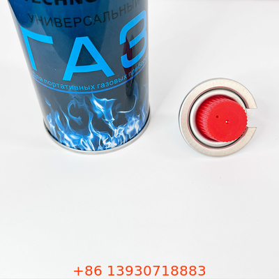 OEM পোর্টেবল ক্যাম্পিং গ্যাস ভালভ বিউটেন বিশেষ স্টেম দিয়ে ভালভ পূরণ করুন