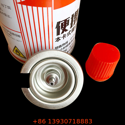 ISO9001 পোর্টেবল অ্যারোসল স্প্রে ভালভ বিউটেন গ্যাস স্টোভ কার্টিজ ভালভ লিক প্রুফ