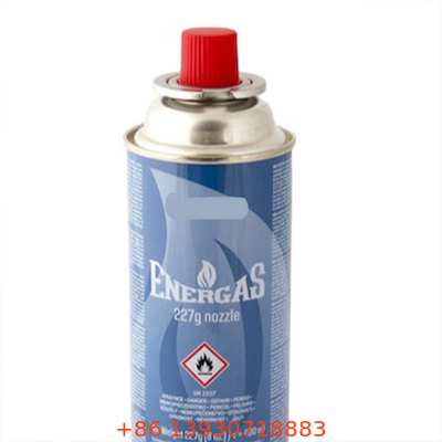 65mm ক্যাম্পিং বিউটেন ক্যানিস্টার পোর্টেবল Bbq গ্যাস ক্যানিস্টার লাইটওয়েট