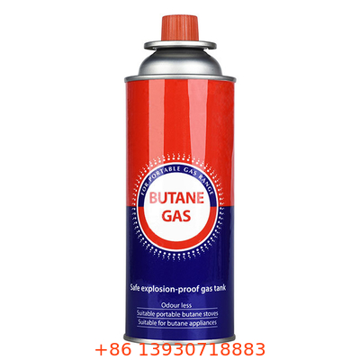 বাইরের রান্নার জন্য স্ট্রেইট ওয়াল 400ml পোর্টেবল বিউটেন গ্যাস স্টোভ ক্যানিস্টার