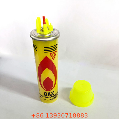 টর্চ কিচেন এবং BBQ এর জন্য কমপ্যাক্ট সাইজ 80ml বুটেন গ্যাস লাইটার রিফিল