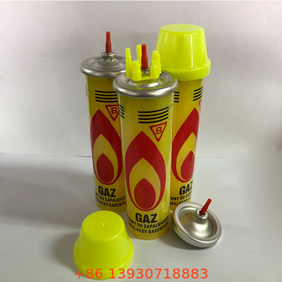 ব্লো টর্চের জন্য লাইটওয়েট সুবিধাজনক 80ml গো আউটডোর বিউটেন গ্যাস রিফিল