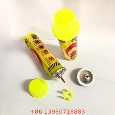 ব্লো টর্চের জন্য লাইটওয়েট সুবিধাজনক 80ml গো আউটডোর বিউটেন গ্যাস রিফিল