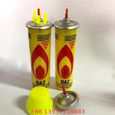 বাহ্যিক 80ml বিউটেন গ্যাস লাইটার রিফিল পোর্টেবল বিউটেন স্টোভ রিফিল