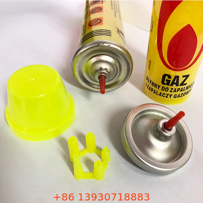 আউটডোর পিকনিকের জন্য দক্ষ 80ml বুটেন গ্যাস লাইটার রিফিল ক্যানিস্টার
