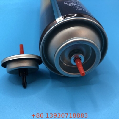 স্বাভাবিক তাপমাত্রা গ্যাস লাইটার রিফিল ভালভ সঙ্গে মাউন্টিং কাপ ডাউন ডিম্পলস