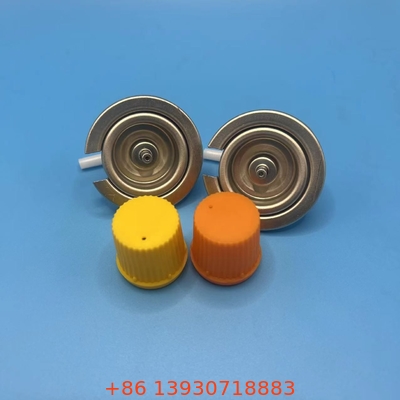 স্টেইনলেস স্টীল স্প্রিং অভ্যন্তরীণ gasket বিশেষ স্টেম সঙ্গে Butane গ্যাস ভালভ শিল্প জন্য