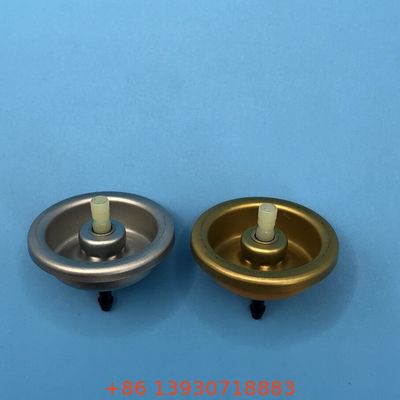 চুলের মুসে ব্যবহারের জন্য টেকসই অ্যালুমিনিয়াম এয়ারোসোল বিতরণ ভালভ