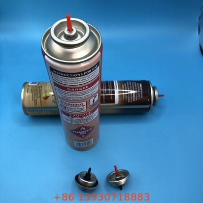 অভ্যন্তরীণ গ্যাসকেট বুনা গ্যাস লাইটার রিফিল ভালভ আর্গোনমিক হ্যান্ডলিং জন্য