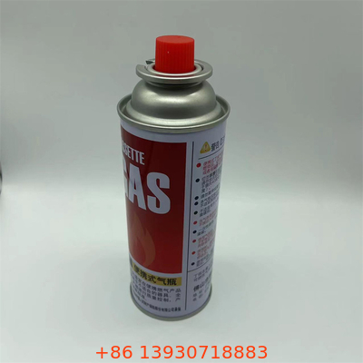 হট পট রান্নার সরঞ্জামের জন্য 65 X 158 মিমি বুটান গ্যাস সিলিন্ডার
