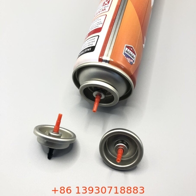 গ্যাস লাইটার রিফিল ভালভ বুনা অভ্যন্তরীণ গ্যাসকেট এবং মসৃণ অপারেশন জন্য উল্টানো হাউজিং
