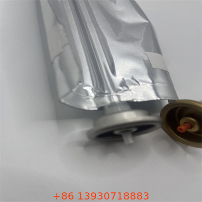 এয়ারোসোল অ্যাপ্লিকেশনের জন্য ভাল সিলিং সহ ভাল ভালভের উপর কাস্টমাইজযোগ্য সিলিন্ডার ব্যাগ