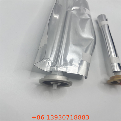 কাস্টমাইজড ক্যাপাসিটি সিলভার এয়ারোসল ব্যাগ ভালভ -20-60°C পরিবেশ বান্ধব সিলিন্ডার চাপ