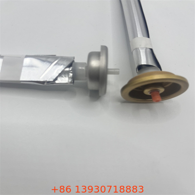 কাস্টমাইজড ক্যাপাসিটি সিলভার সিলিন্ডার এয়ারোসোল ব্যাগ ভ্যালভ উপর ফুটোপ্রমাণ প্লাস্টিকের সঙ্গে
