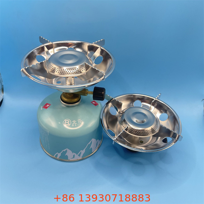 ক্যাম্পিং এবং আউটডোর রান্নার জন্য পোর্টেবল গ্যাস চুলা কম্প্যাক্ট প্রোপেন বার্নার