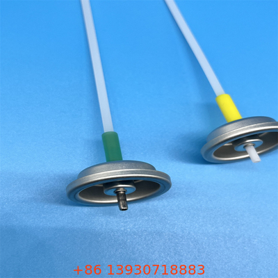 বোতাম চালিত অ্যালুমিনিয়াম actuator সঠিক 150mcl স্প্রে হার জন্য