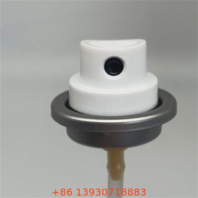 ভ্রমণ-আকারের ব্যক্তিগত যত্নের জন্য অ্যাকচুয়েটর সহ কম্প্যাক্ট টিএসএ-সম্মত অ্যান্টিপারস্পির্যান্ট স্প্রে ভালভ যা চাপ-স্থিতিশীল ফুটোপ্রুফ ডিজাইন বৈশিষ্ট্যযুক্ত