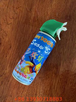 লিক-প্রুফ 4-হোল স্নো এয়ারোসল স্প্রে ভালভ এবং অ্যাকুয়েটর আলংকারিক স্প্রে জন্য ভারী দায়িত্ব শীতকালীন প্রভাব নল