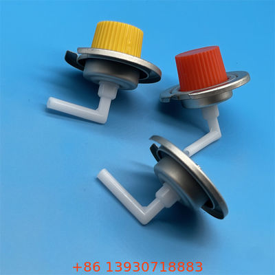 বিউটেন গ্যাস কার্তুজ ভালভ পোর্টেবল ফুয়েল ক্যানিস্টার ভালভ ইউনিভার্সাল ফিট ক্যাম্পিং স্টোভের জন্য