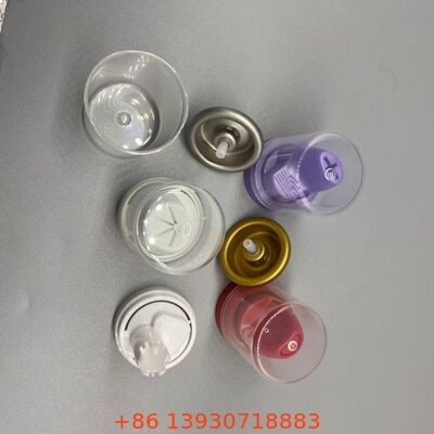 ক্ষয় প্রতিরোধী ৩৬০ ডিগ্রি ডিসপেনসিং সিস্টেমের সাথে চুলের মাউসের জন্য ইনভার্টেড অ্যালুমিনিয়াম এয়ারোসোল স্প্রে ভালভ