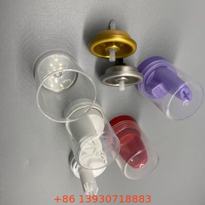 ক্ষয় প্রতিরোধী ৩৬০ ডিগ্রি ডিসপেনসিং সিস্টেমের সাথে চুলের মাউসের জন্য ইনভার্টেড অ্যালুমিনিয়াম এয়ারোসোল স্প্রে ভালভ