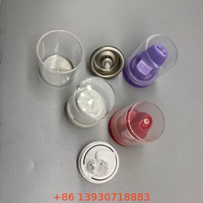 ক্ষয় প্রতিরোধী ৩৬০ ডিগ্রি ডিসপেনসিং সিস্টেমের সাথে চুলের মাউসের জন্য ইনভার্টেড অ্যালুমিনিয়াম এয়ারোসোল স্প্রে ভালভ