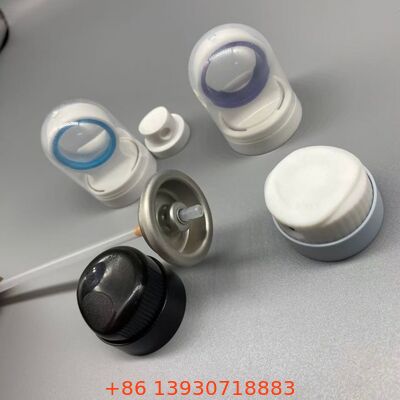 নিয়ন্ত্রিত আউটপুট প্রযুক্তি সহ অ্যারোসোল সানস্ক্রিন স্প্রে ভালভ, ব্লক-প্রতিরোধী নল এবং 360 ডিগ্রি অপারেশন