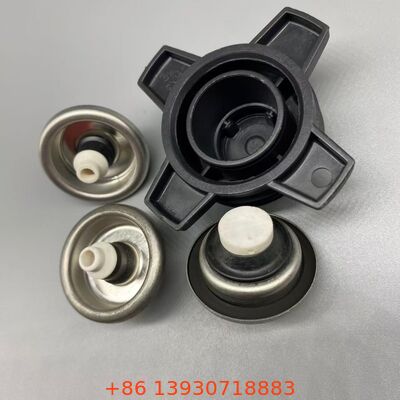 উচ্চ-চাপের রেটযুক্ত এবং ব্লক-প্রতিরোধী নজল অ্যাপ্লিকেশনগুলির জন্য সংক্ষিপ্ত স্টেম সহ এয়ারোসোল পিইউ ফোম ভালভ