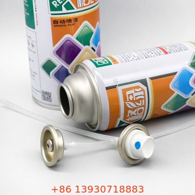 রঙের সাথে মিলে যাওয়া ইউভি-প্রতিরোধী লেপযুক্ত মহিলা পেইন্ট স্প্রে ভালভ এবং অ্যাকুয়েটর সেট ইনস্টল করার জন্য প্রস্তুত