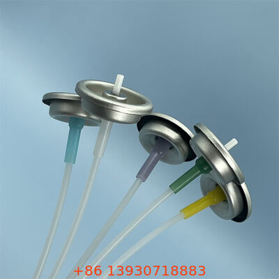 অ্যালুমিনিয়াম কাপ 1 ইঞ্চি মিটারড ডোজ স্প্রে এয়ারোসোল পণ্যগুলির জন্য মিটারড এয়ারোসোল ভালভ