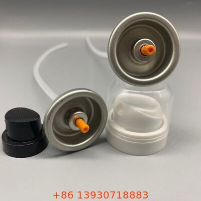 টার্গেটেড রুট অ্যাপ্লিকেশনের জন্য অ্যাকচুয়েটর সহ শুকনো শ্যাম্পু অ্যারোসল ভালভ