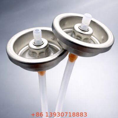 One Inch Aerosol Dispensing Valve with Plastic Actuator and Adjustable Nozzle for Deodorant Spray Applications