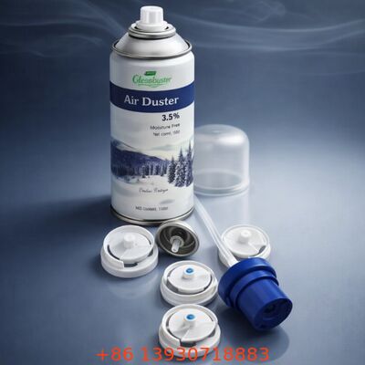 One Inch Aerosol Dispensing Valve with Plastic Actuator and Adjustable Nozzle for Deodorant Spray Applications